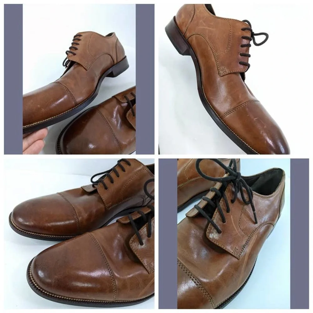 Cole Haan Size 12M Men's Modern Classics Cap Oxford Shoes British Tan